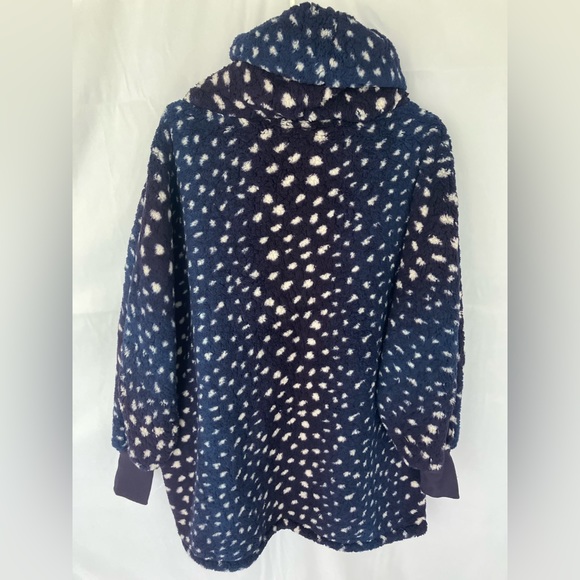 BumbleBella by Jill Martin Sherpa Shawl Collar Button Lounger - a521465/521468 - Picture 3 of 4